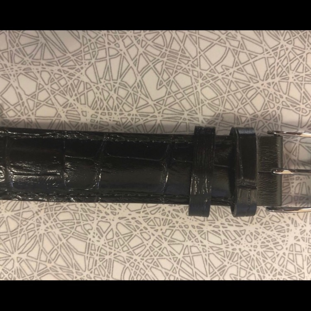 Bonvier genuine Italian leather strap